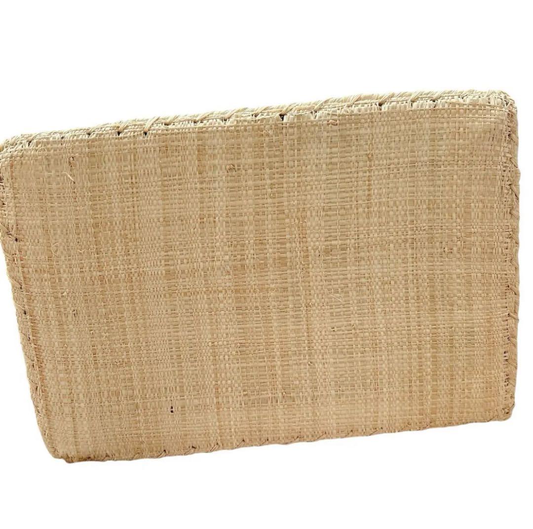 ライス ラフィア キッズバスケット ナタリーレテ　お道具入れ　収納　ケース