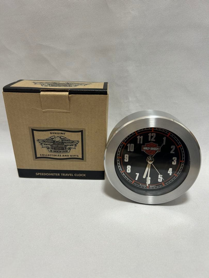動作確認済み　ハーレーダビッドソン 時計　スピードメーター　目覚まし時計