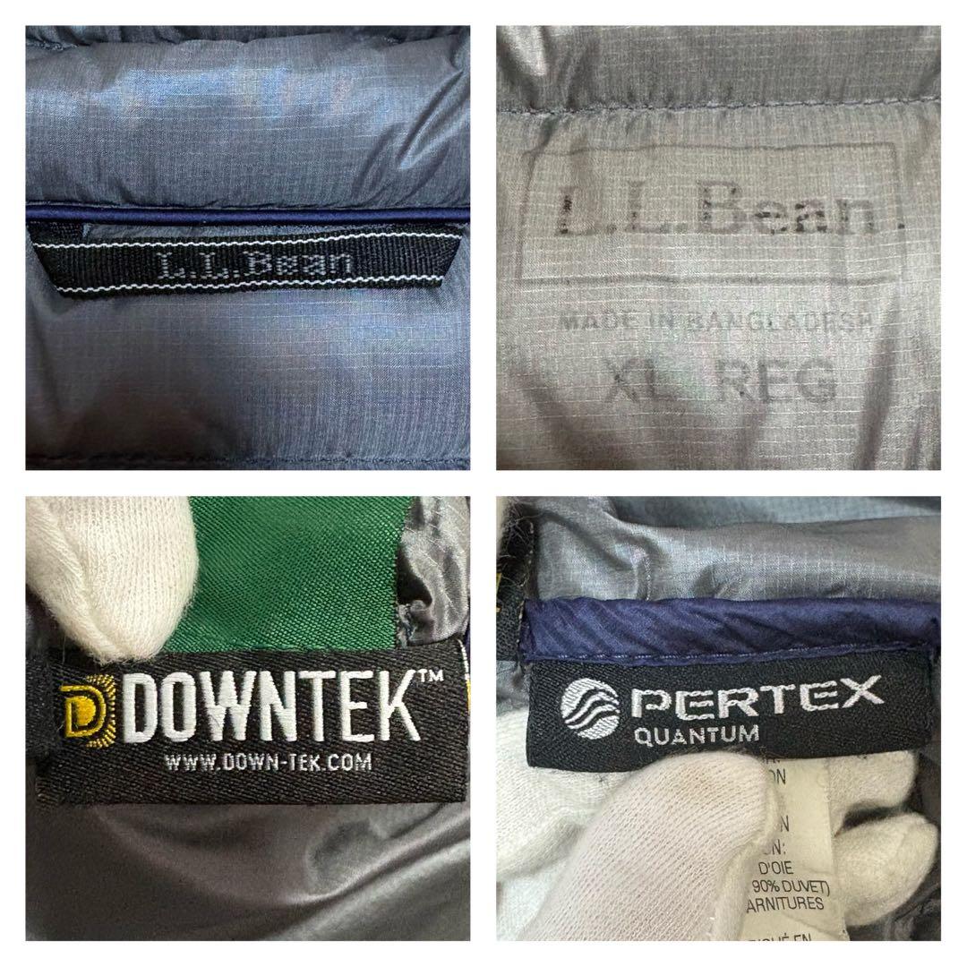 エルエルビーン ウルトラライトダウン 850 紺 大きい XL コンパクト収納