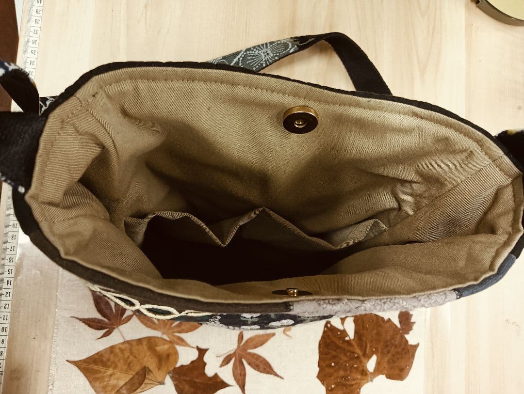 ミナペルホネンハンドメイドショルダーバッグ