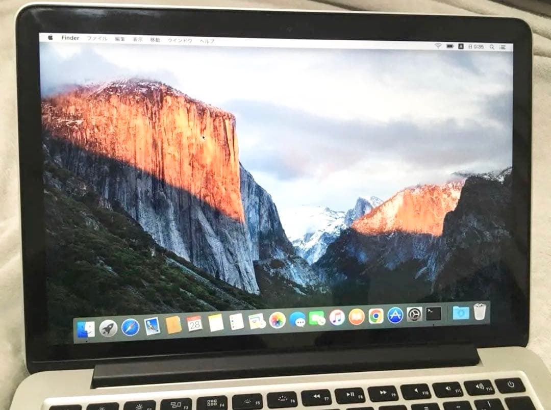 MacBook Pro13インチ Early2015 音割れ充電器付イヤホンOK