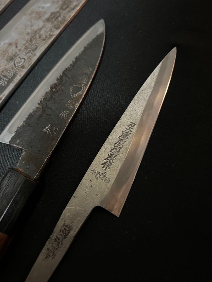 松水武田AS 菜切ー文化ー出刃セット・4本包丁