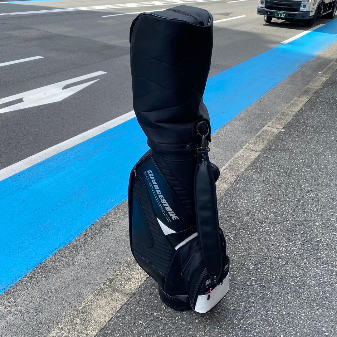 美品！軽量ブリヂストンキャディーバッグ(ブラック)
