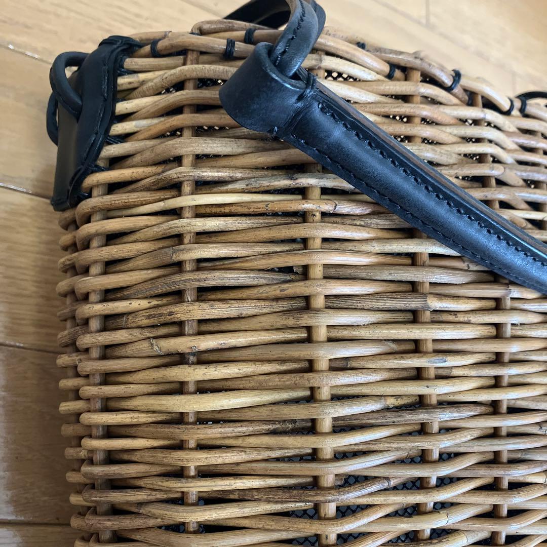 ねじねじページ　エバゴス かごバッグ スカーフ付き