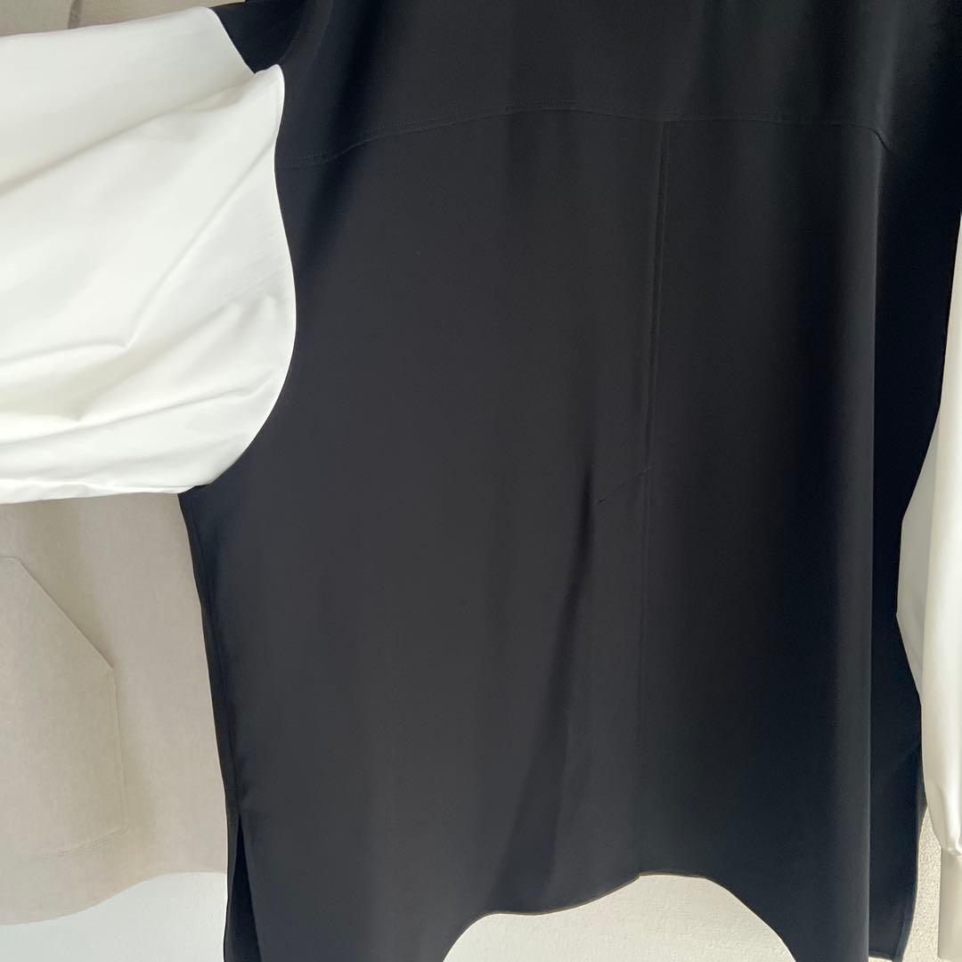 【ENFOLD】OFF-NECK LAYERED PULLOVER