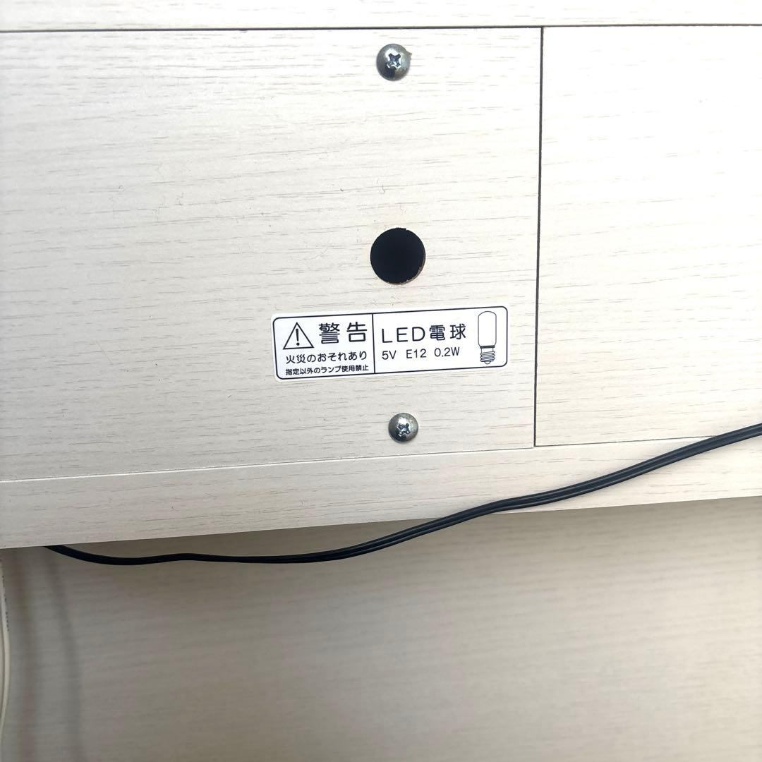 ホワイト シングルベッドフレーム 引き出し付き