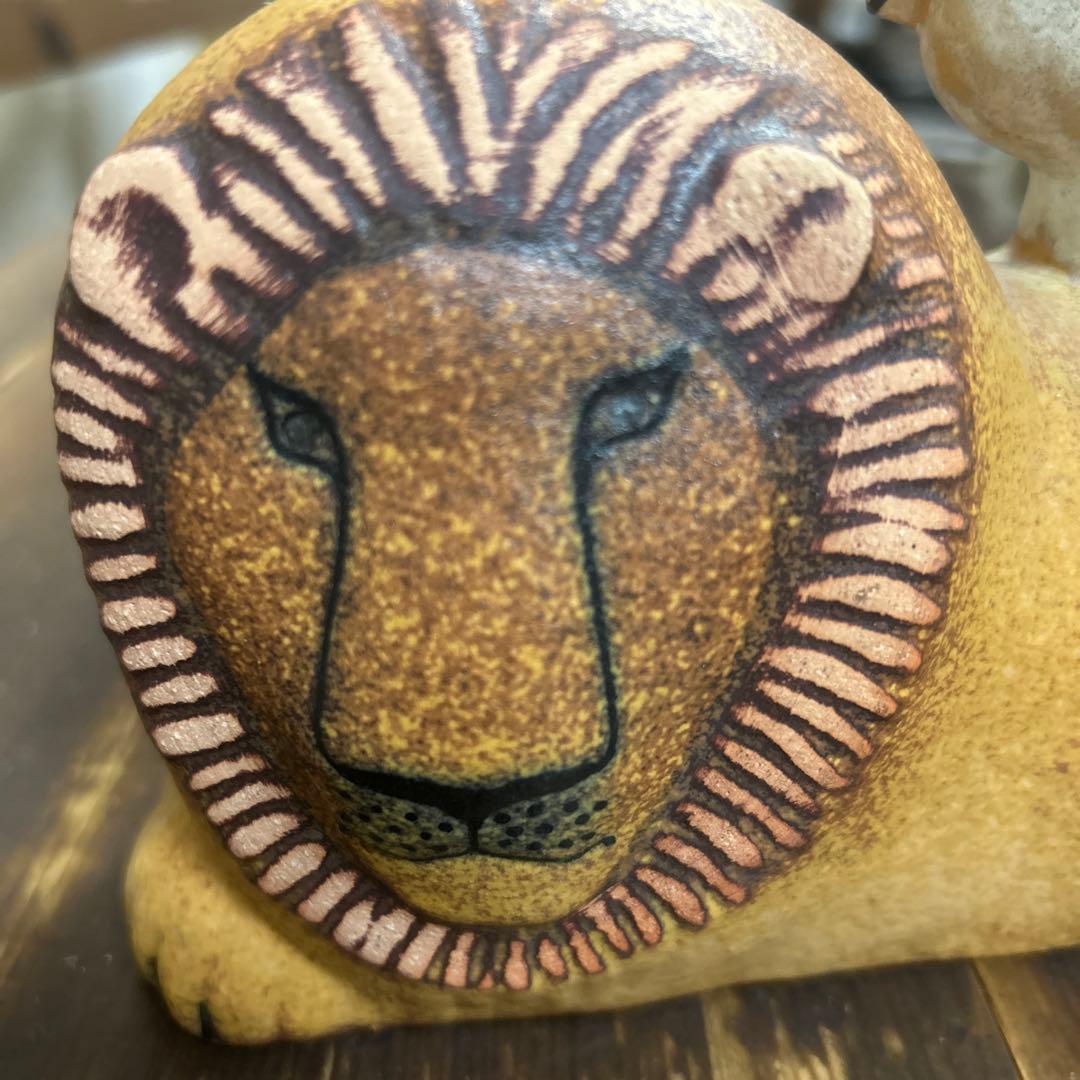 【完売品・新品未使用 】リサラーソン ライオンと鳥　代表作品　希少　廃盤品