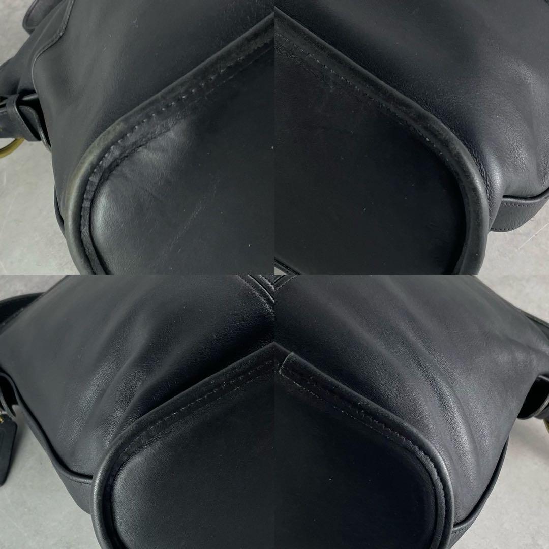 良品✨オールドコーチ ショルダーバッグ オールレザー 肩掛け 斜め掛け USA製