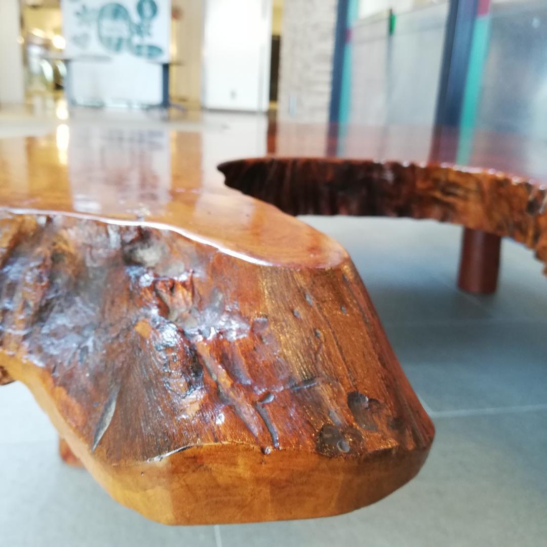 ▼無垢 切り株一枚板 座卓 テーブル
