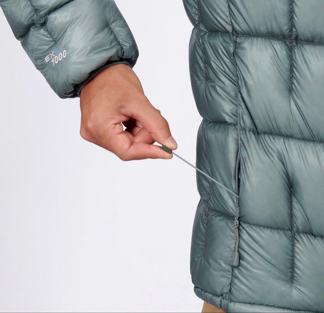 プラズマ1000アルパインダウンパーカー　Ｌ　モンベルmontbell