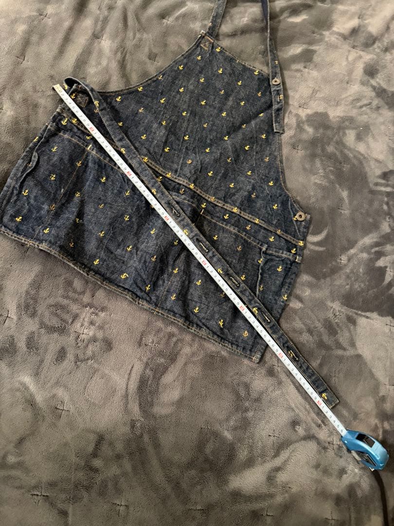 KAPITAL デニムエプロン アンカー刺繍