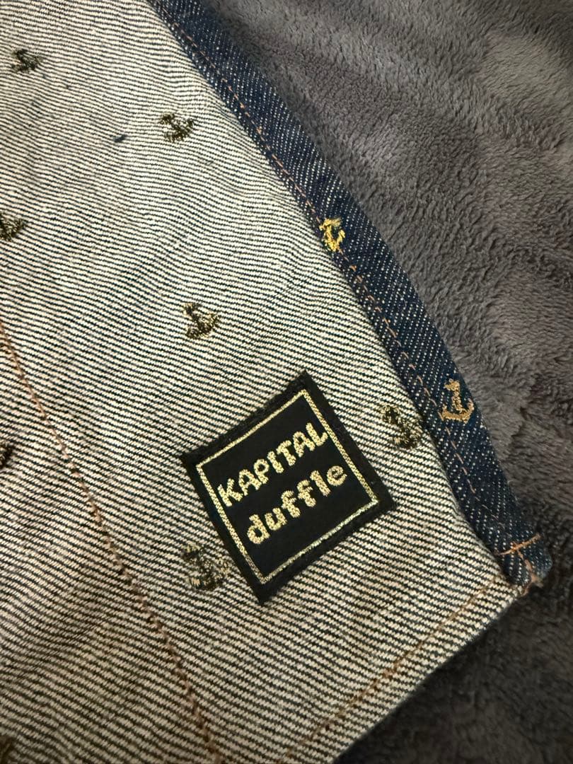 KAPITAL デニムエプロン アンカー刺繍