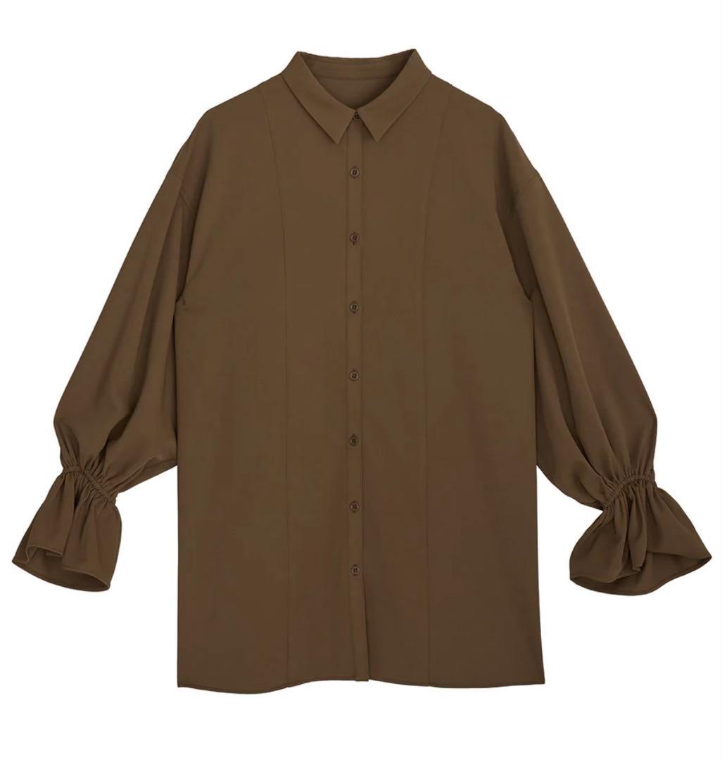 トップス BACK HEART DESIGN OVER BLOUSE