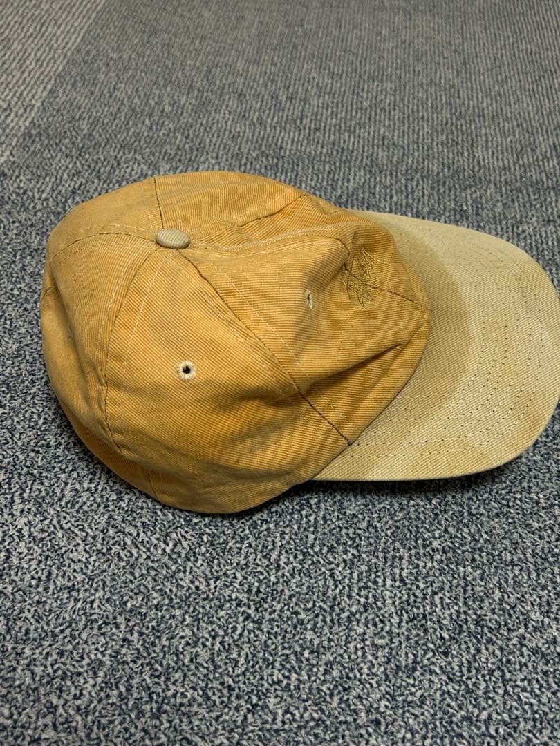 80s OLD STUSSY USA製 白タグ ストックロゴ 2トーン キャップ