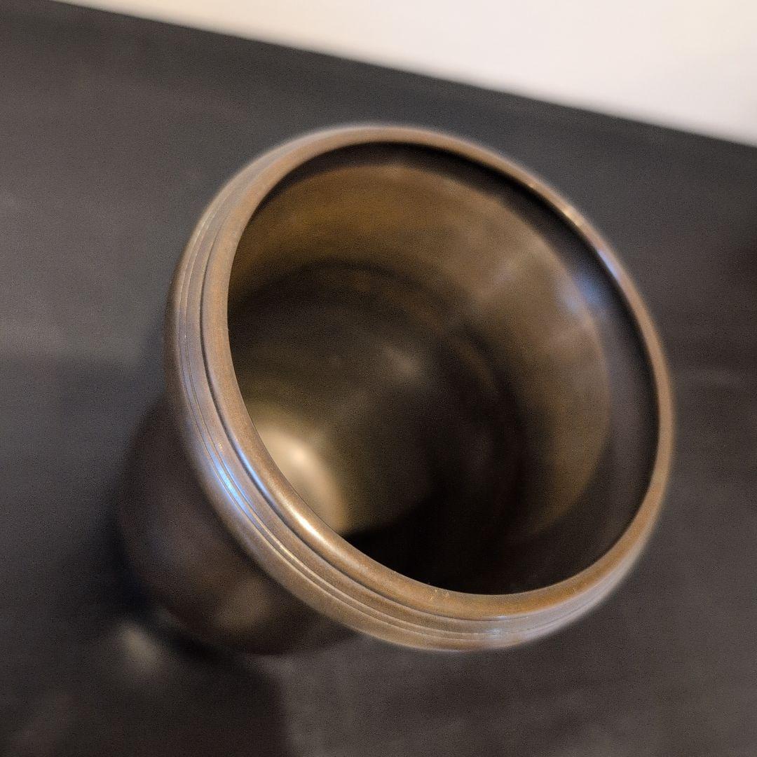 茶道具　砂張建水　棒の先　一ノ瀬宗辰造　合わせ箱