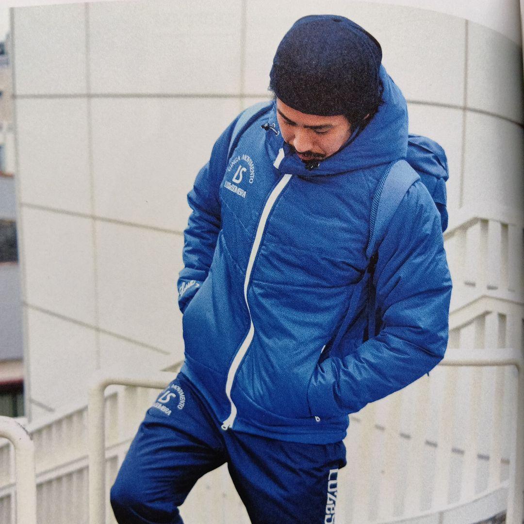 【美品】ルースイソンブラ 中綿 フルジップ ピステ パーカー ジャケット 赤 L