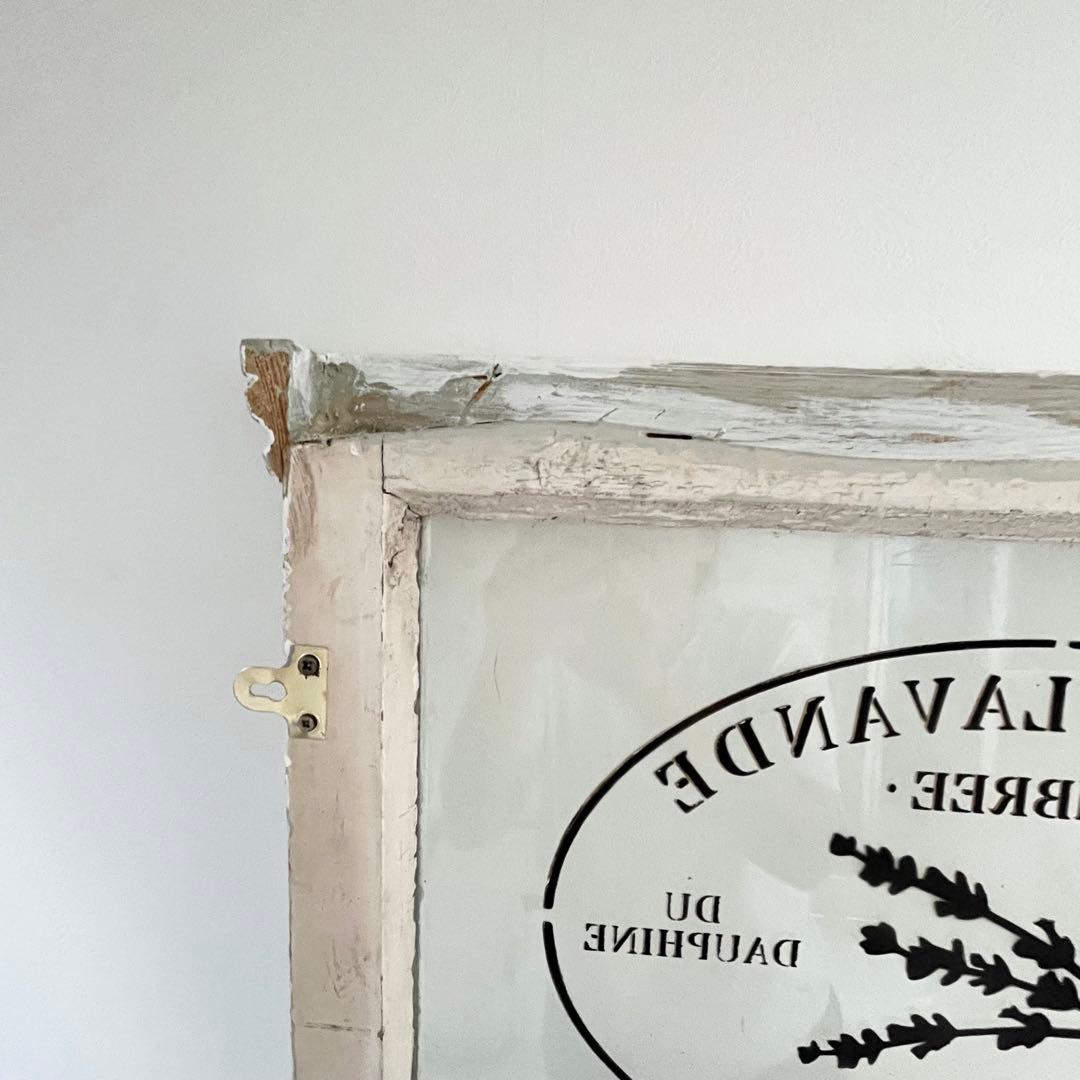 フランス アンティーク 香水メーカー ショップウィンドウ ガラス窓 窓枠