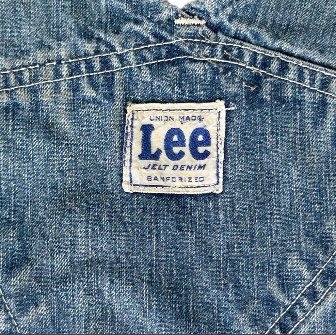 ビンテージ　40s Lee ハウスマーク オーバーオール　ペインター　デニム