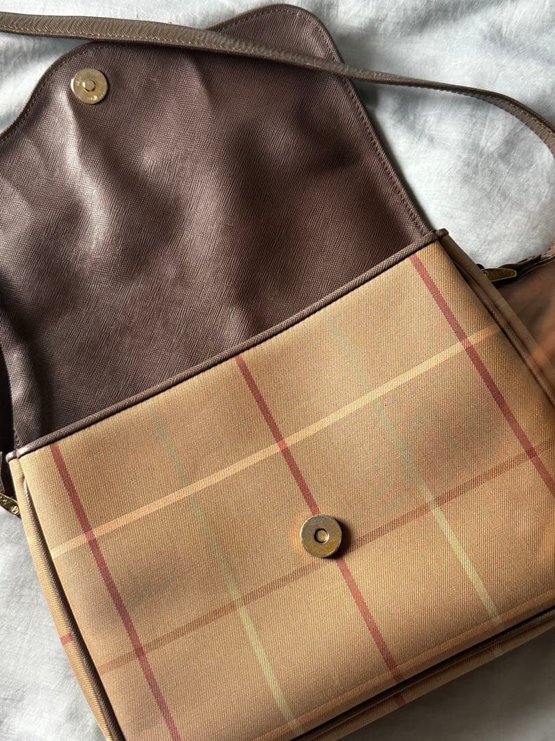 Burberrys バーバリーズ ノバチェック レザー 本革 ショルダーバッグ