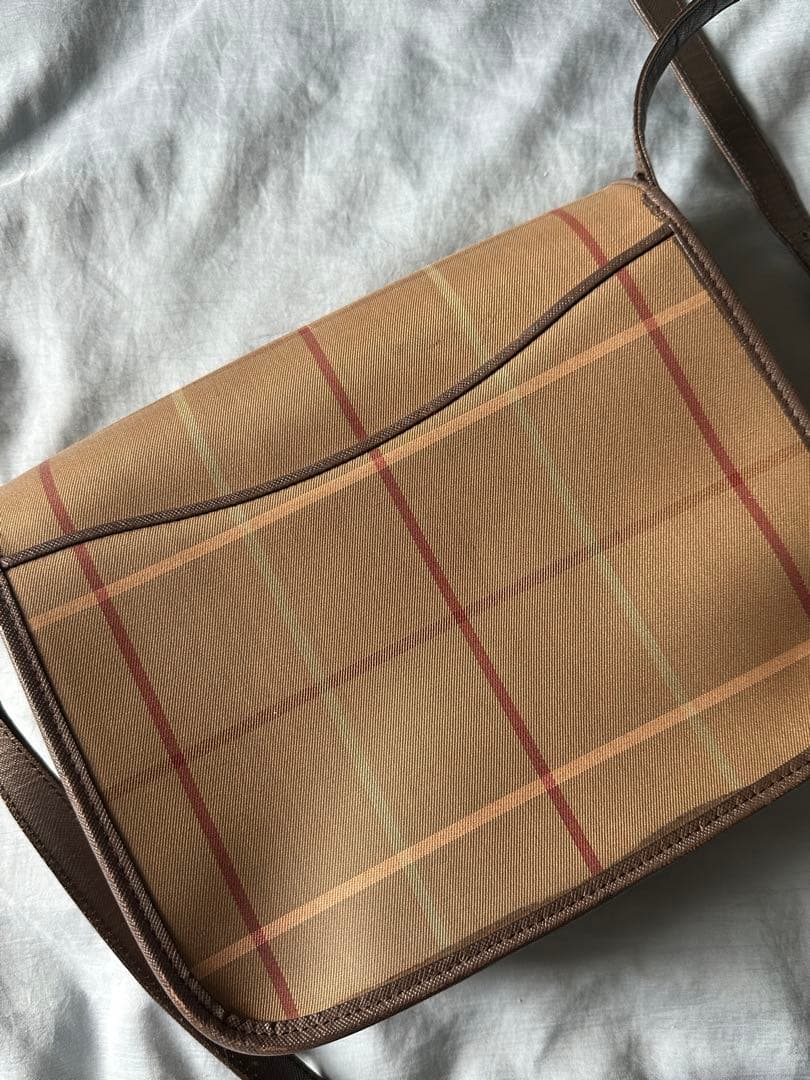 Burberrys バーバリーズ ノバチェック レザー 本革 ショルダーバッグ