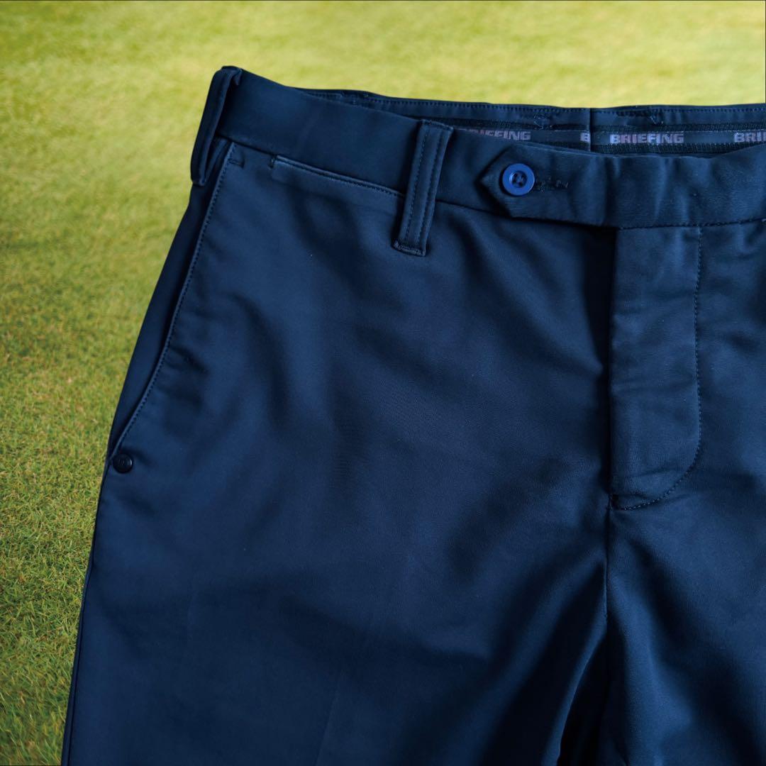 ブリーフィング　パンツ　S〜M相当　チャコールグレー　ネイビー　ストレッチ素材