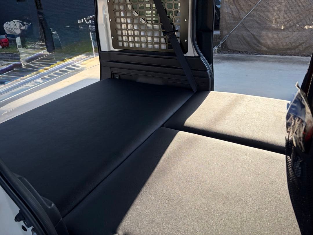 ねここ　MGR社N-VAN エヌバンベッドキット ダークグレーレザ引取限定