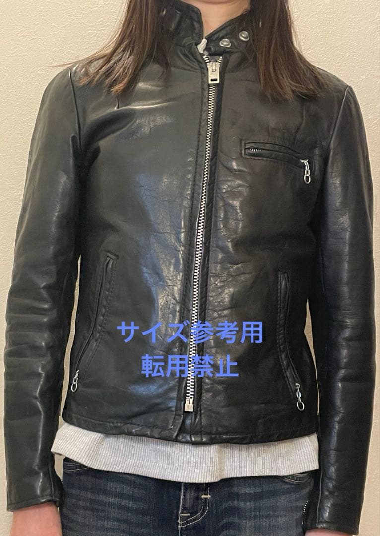 Schottレザーシングルライダース　レディース　サイズ6