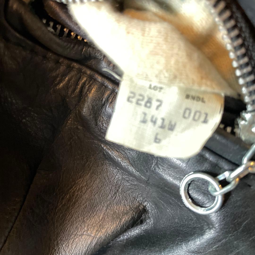 Schottレザーシングルライダース　レディース　サイズ6