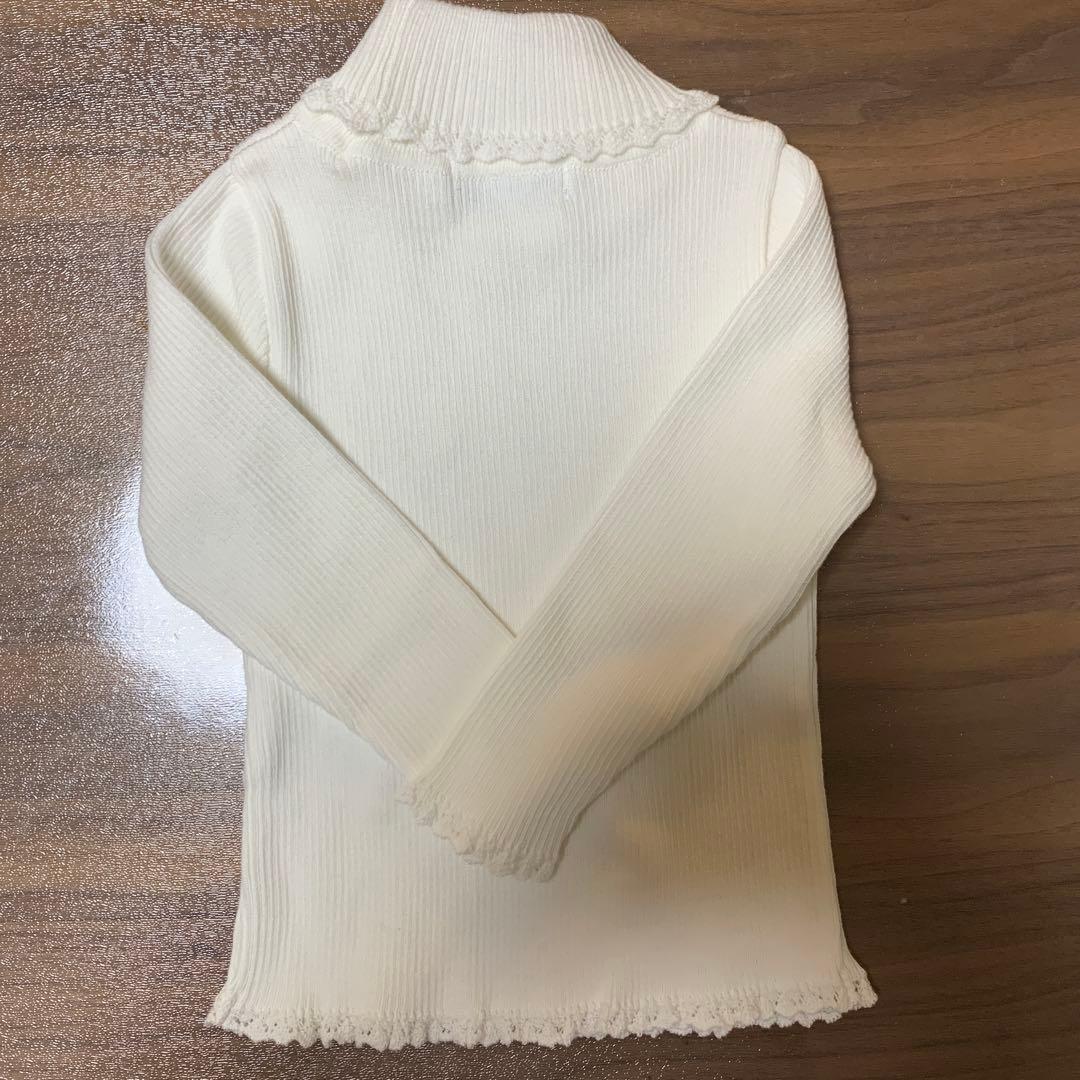 Tartine et Chocolat ホワイトタートルネック