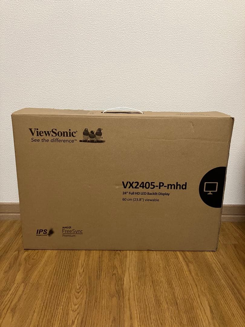HDMI モニター　viewsonic vx2405-p-mhd-7
