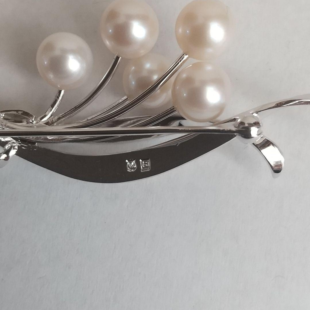 MIKIMOTO ブローチ 本真珠 花 ブーケ