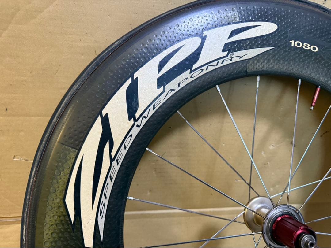 ZIPP1080 チューブラー リアのみ シマノフリー