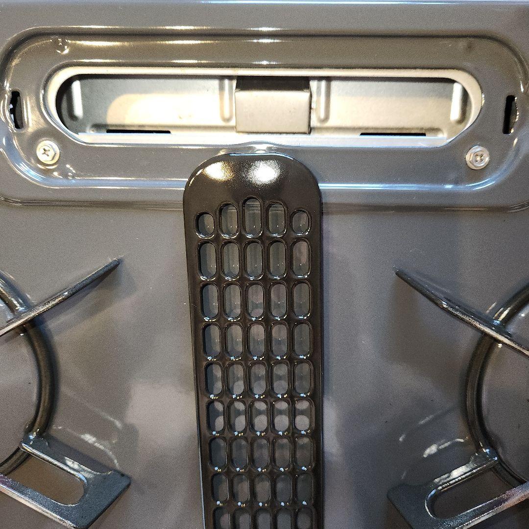 美品　リンナイ都市ガス用コンロ　KGM563DGR　2018年製　右側強火