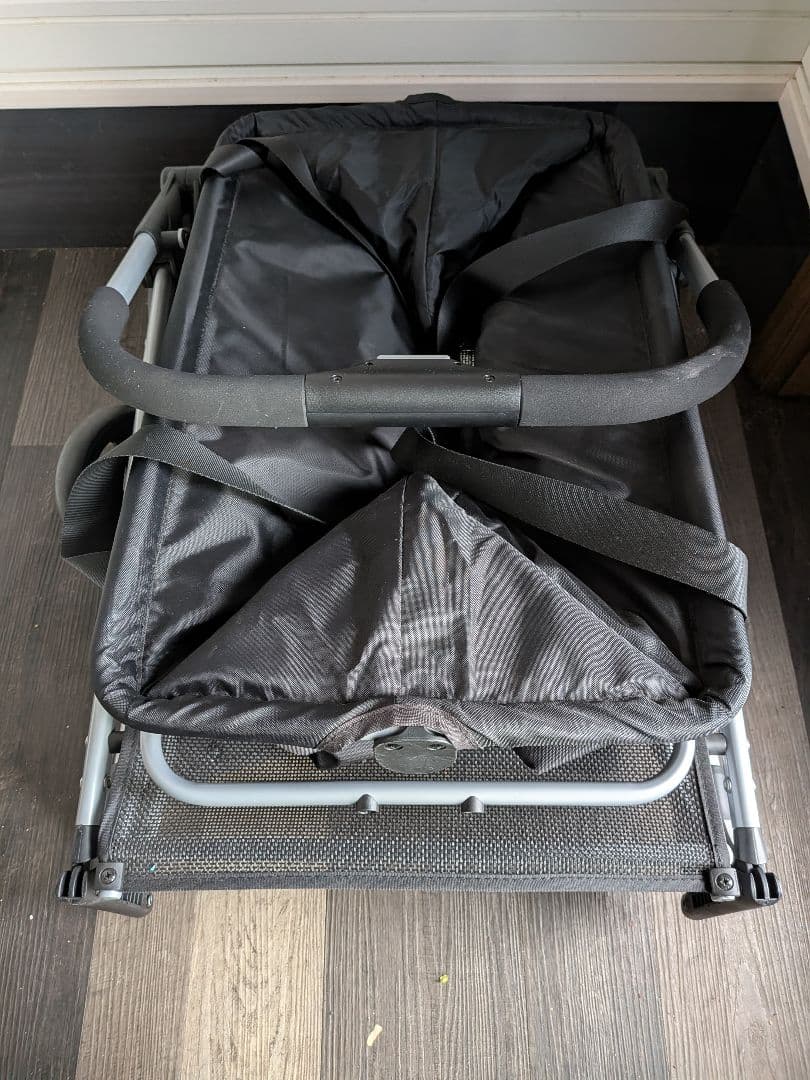 ギンナンEco Ca 折りたたみショッピングカート 黒 保冷バッグ