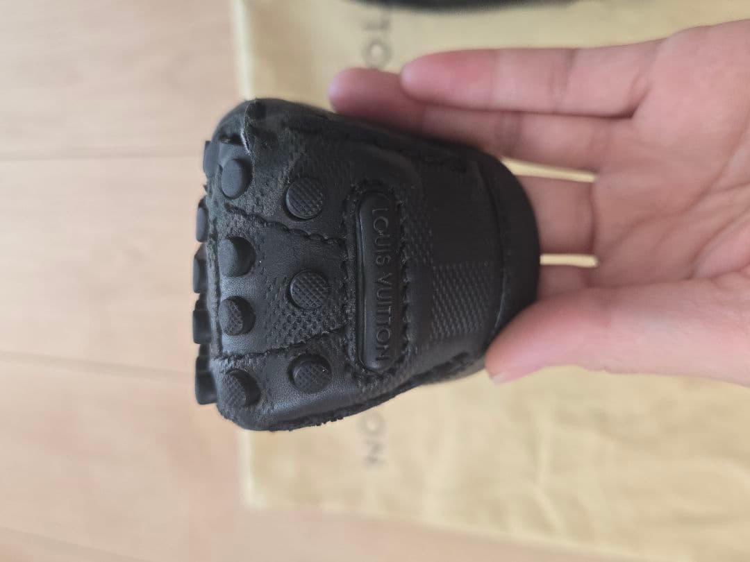 LOUIS VUITTON ダミエパターン ホッケンハイム ローファー