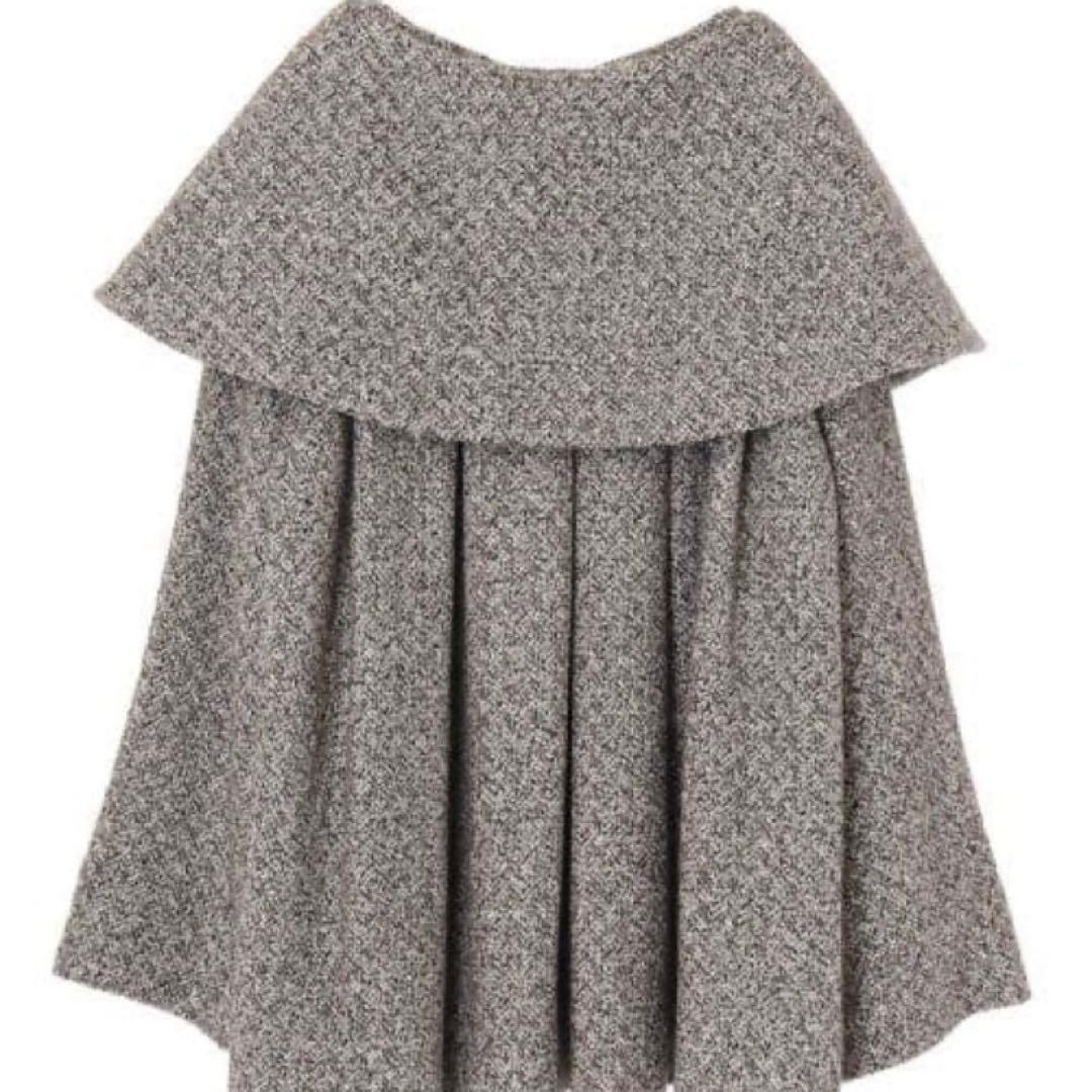 CLANE ビッグカラーフレアーコート