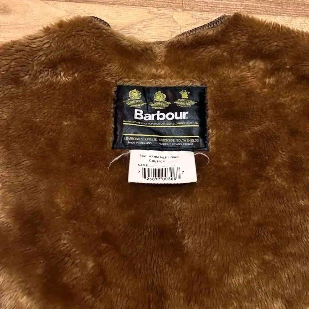 barbour バブアー　ファーライナーベスト　アクリルライニングボアベスト