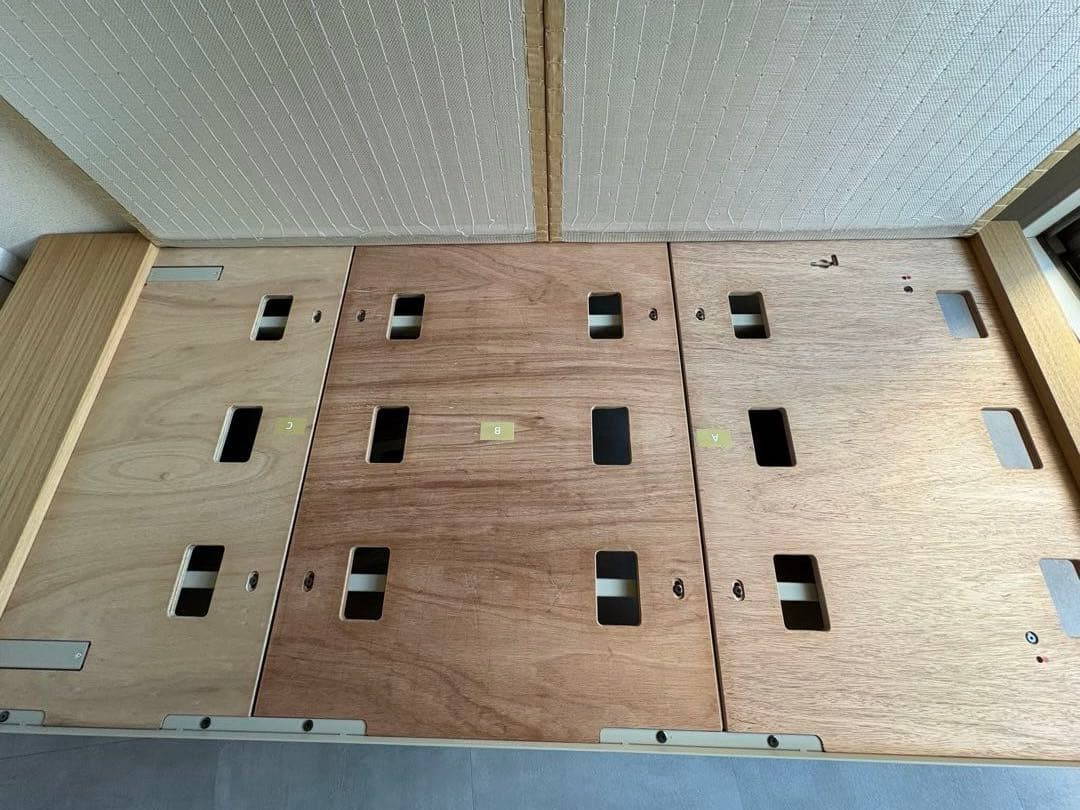 LIVING BEDリビングベッド 旭川家具 建築家二人暮らし シングル 和紙畳