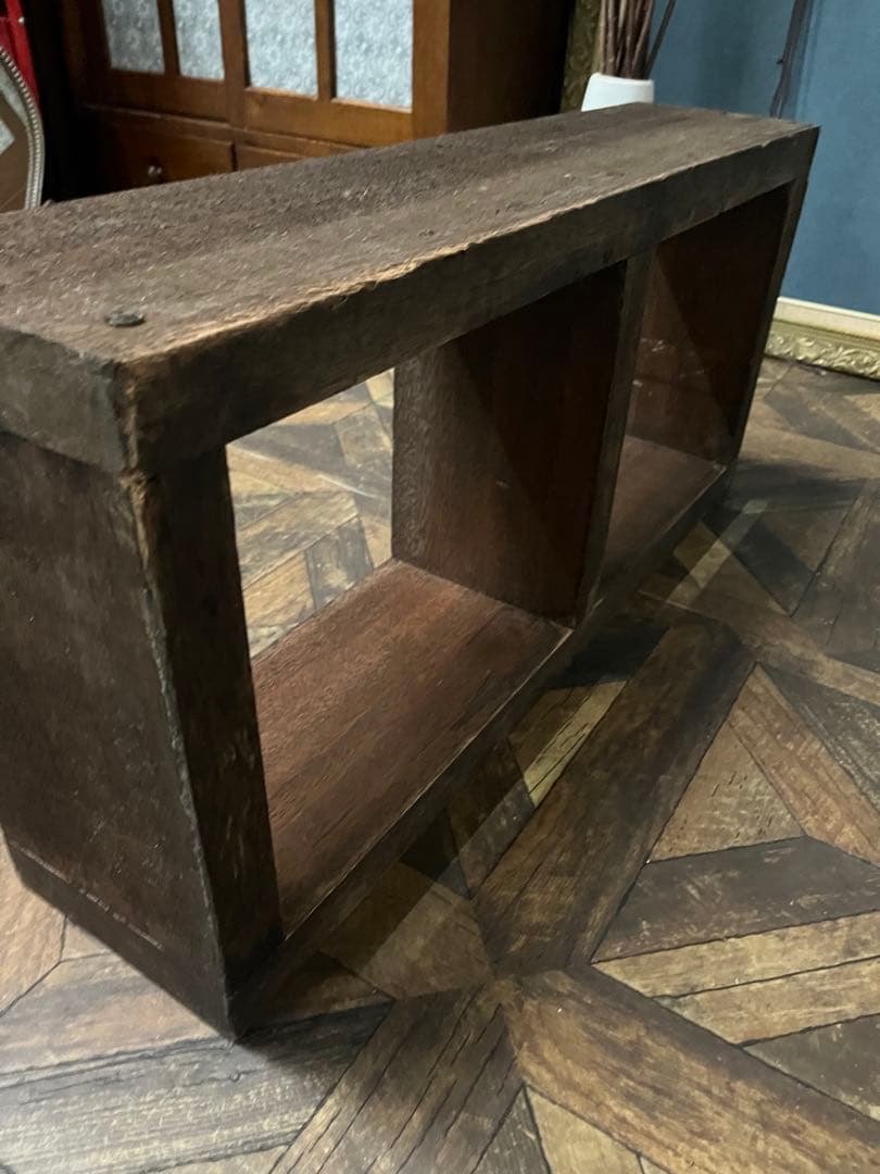 棚 ラック 木製 重圧 インテリア ビンテージ 昭和レトロ 古木