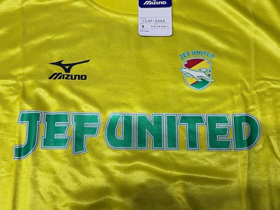 【ビンテージ】JEF UNITED イエロー Tシャツ Mサイズ【長袖】