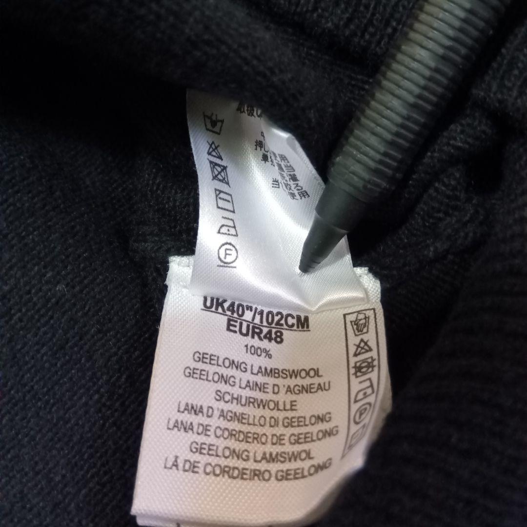 新品　ALAN PAINE　12G　スーパージーロンウール タートルネック　40