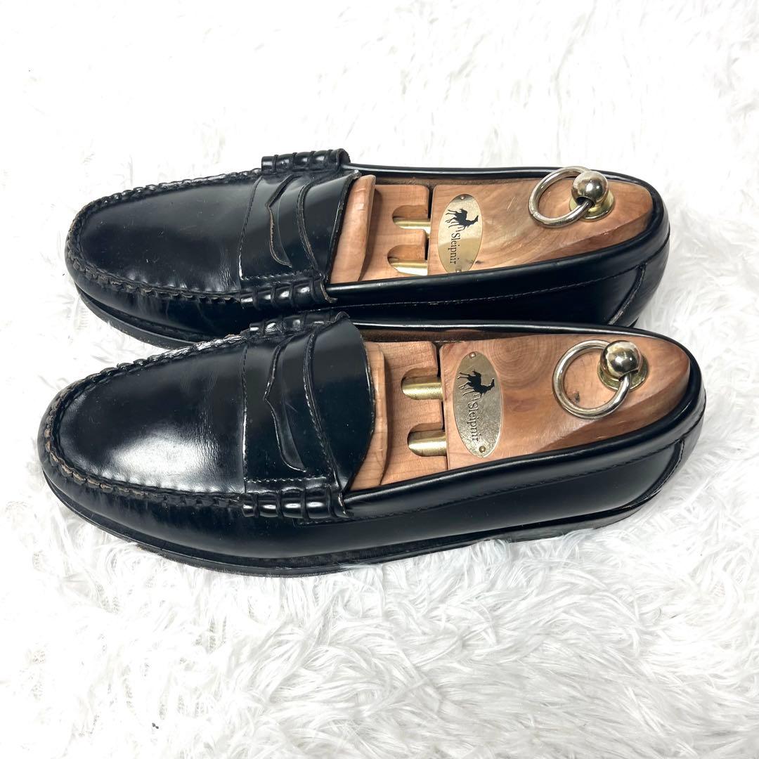 【良品】 G.H.BASS ローファー 25.5cm ウィージャンズ 本革