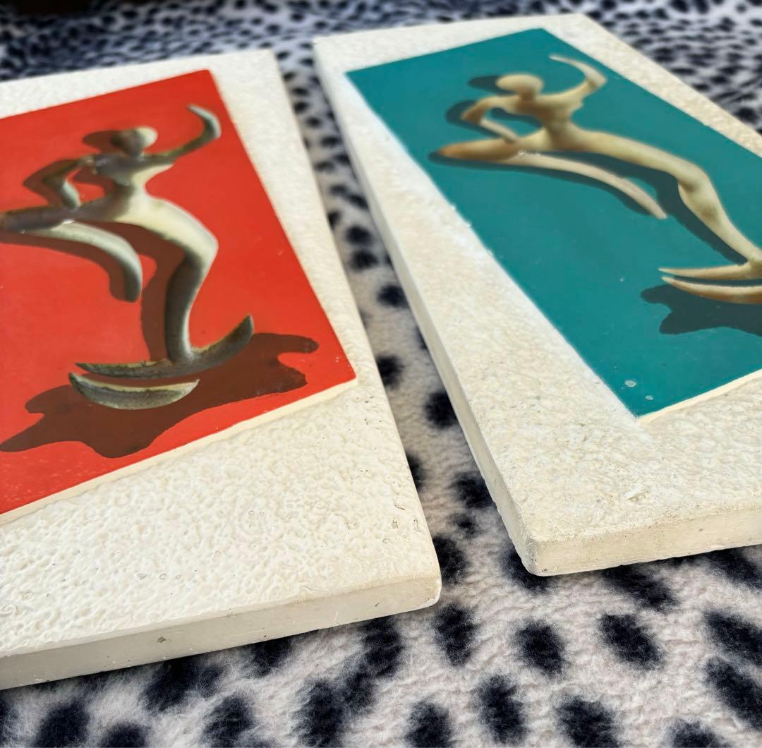 50's ビンテージ ダンサー壁掛 ハーレクイ