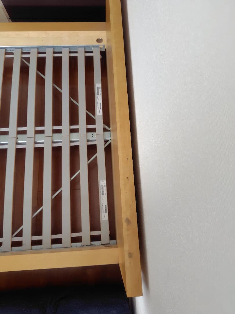 ダブルベッドフレーム　IKEA　MALM 140✕200　組み立て説明書あり