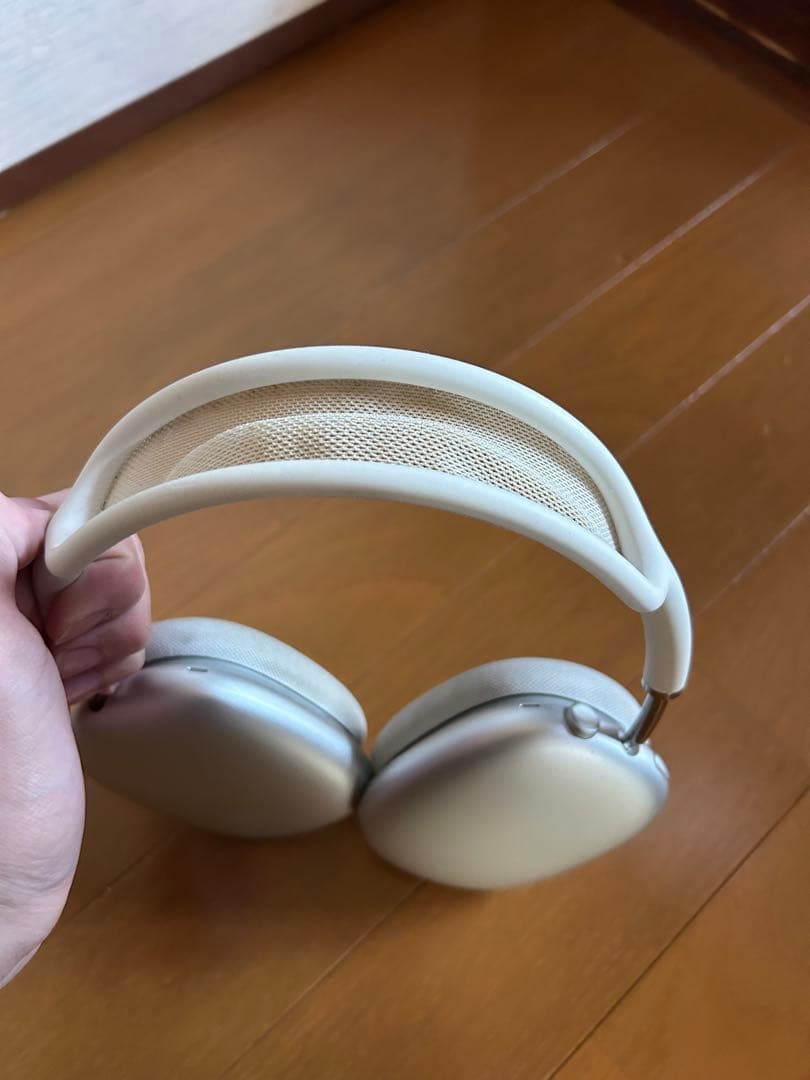 AirPods本体 シルバー オーバーイヤー