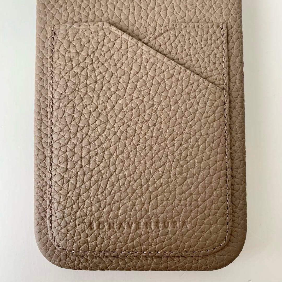 【BONAVENTURA】iPhoneケース 16 ProMAX エトープ　新品