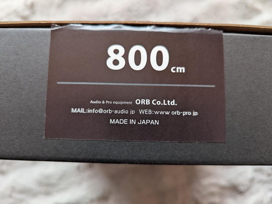 ORB J10-XLR Clear Force XLRケーブル(8m・ペア)