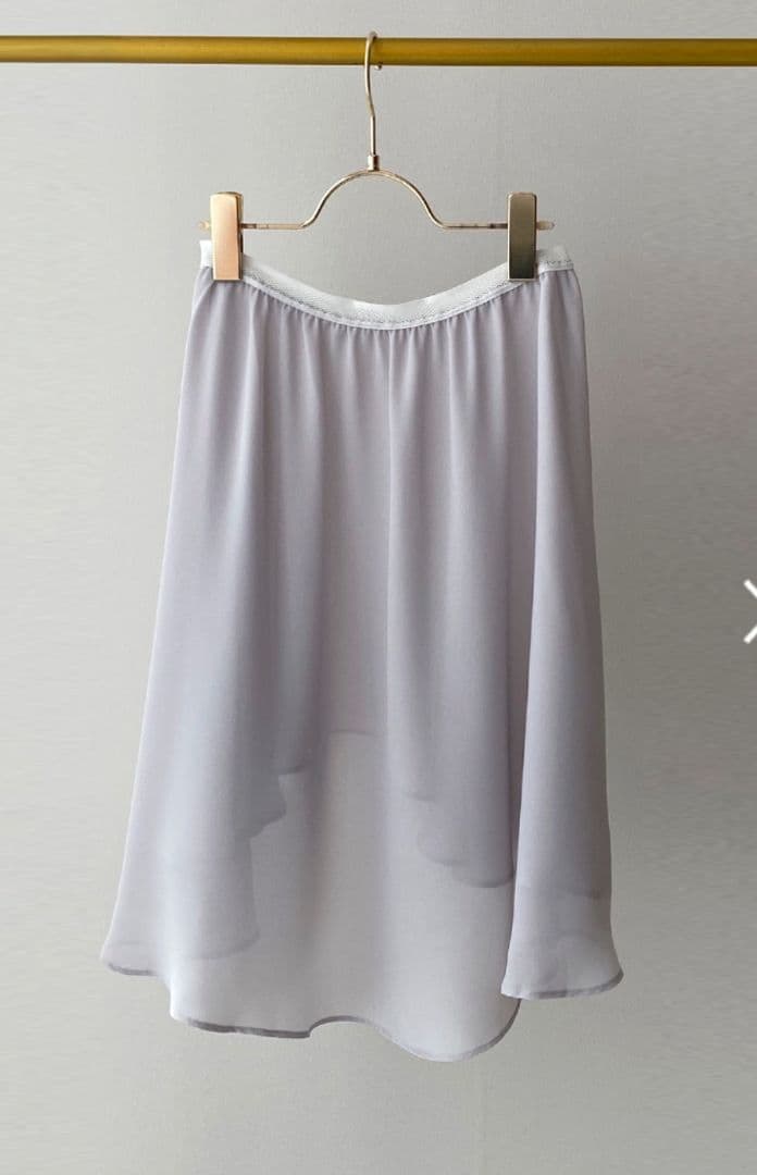 新品stinaプルオンスカートライトグレー　スティナ