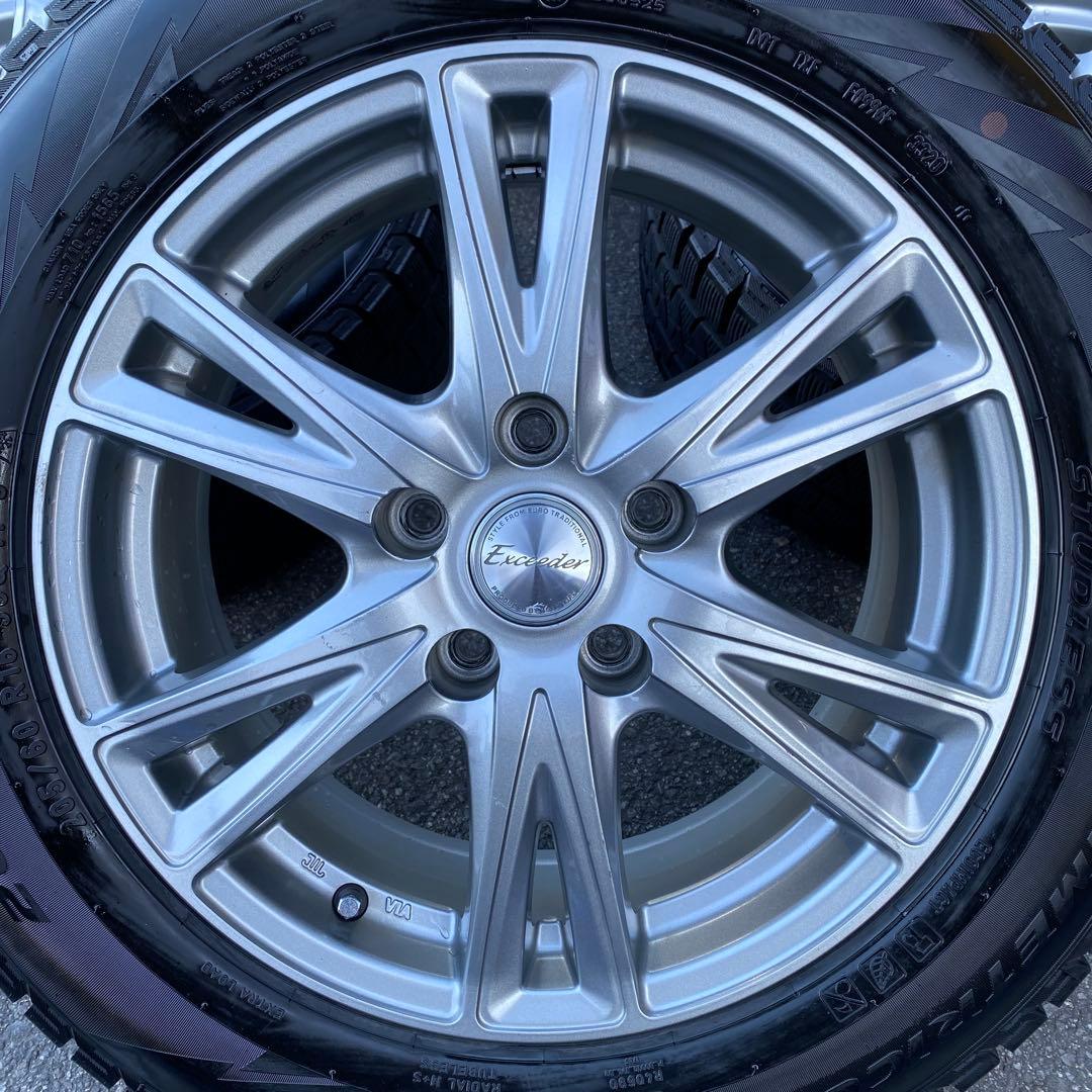 中古溝ありピレリスタッドレスセット90系ノア、ヴォクシー205/60R16