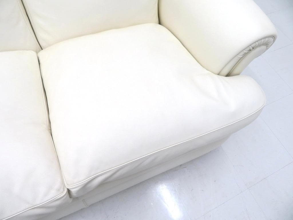 展示品　ポルトローナフラウ　総本革　レザー　ドリーム　3人掛けソファ　モダン